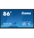 iiyama TE8612MIS-B3AG pantalla de señalización Diseño de quiosco 2,18 m (86") LCD Wifi 400 cd / m² 4K Ultra HD Negro Pantalla tá