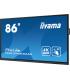 iiyama TE8612MIS-B3AG pantalla de señalización Diseño de quiosco 2,18 m (86") LCD Wifi 400 cd / m² 4K Ultra HD Negro Pantalla tá