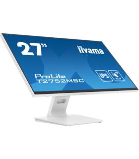 MONITOR IIYAMA 27" WHITE BONDED PCAP 10P TOUCH, 1920X1080, IPS-PANEL, FLAT BEZEL FREE GLASS FRONT, HDMI, DISPLAYPORT, 360CD/M²..