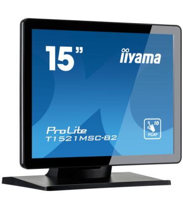 MONITOR IIYAMA 15" PCAP BEZEL FREE FRONT, 10P TOUCH, 1024X768, SPEAKERS, VGA, HDMI, 325CD/M², USB INTERFACE, EXTERNAL POWER ADAP