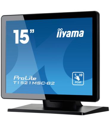 MONITOR IIYAMA 15" PCAP BEZEL FREE FRONT, 10P TOUCH, 1024X768, SPEAKERS, VGA, HDMI, 325CD/M², USB INTERFACE, EXTERNAL POWER ADAP