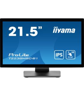 iiyama ProLite T2238MSC-B1 pantalla para PC 54,6 cm (21.5") 1920 x 1080 Pixeles Full HD LED Pantalla táctil Negro