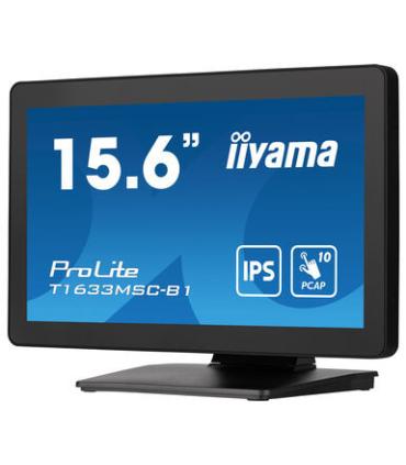 MONITOR IIYAMA 15,6" PCAP BEZEL FREE FRONT, 10P TOUCH, 1920X1080, DISPLAYPORT, HDMI, 385CD/M² (WITH TOUCH), SPEAKERS, USB INTERF