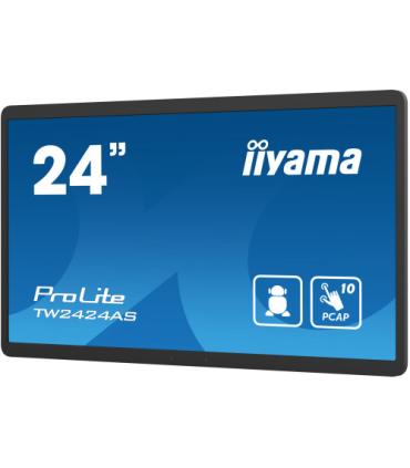 IIYAMA 24" PANEL-PC / NEGRO/ ANDROID 12 /4GB, 32GB, IN-CELL PCAP 10-POINTS TOUCH, 1920X1080, IPS PANEL, MM, WIFI, BT5.2, MICRO-S