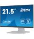 MONITOR IIYAMA 21,5" WHITE BONDED PCAP, 10P TOUCH WITH ANTI-FINGER PRINT COATING, 1920X1080, IPS-SLIM PANEL DESIGN, HDMI, DISPLA