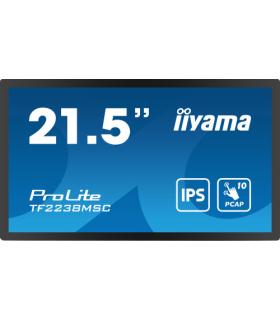 MONITOR IIYAMA 22" TACTIL (TF2238MSC-B1) 1920X1080/ 600CD /1000:1 / HDMI/ DP /2 X USB/ 5MS/ MM / USO HORIZ-VERTI-BOCA ARRIBA ..