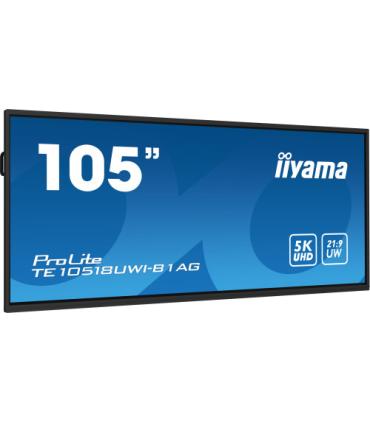 iiyama PROLITE Pizarra de caballete digital 2,74 m (108") LED Wifi 450 cd / m² 5K Ultra HD Negro Pantalla táctil Procesador inco