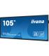 iiyama PROLITE Pizarra de caballete digital 2,74 m (108") LED Wifi 450 cd / m² 5K Ultra HD Negro Pantalla táctil Procesador inco