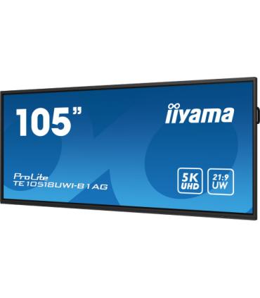 iiyama PROLITE Pizarra de caballete digital 2,74 m (108") LED Wifi 450 cd / m² 5K Ultra HD Negro Pantalla táctil Procesador inco