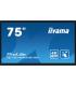 iiyama TE7514MIS-B1AG pantalla de señalización Panel plano interactivo 190,5 cm (75") LCD Wifi 435 cd / m² 4K Ultra HD Negro Pan
