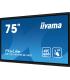 iiyama TE7514MIS-B1AG pantalla de señalización Panel plano interactivo 190,5 cm (75") LCD Wifi 435 cd / m² 4K Ultra HD Negro Pan