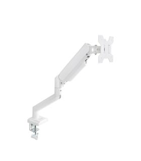 Tooq Soporte de Mesa con Brazo Articulado para Monitor de 13"-34" - Giratorio e Inclinable - Gestion de Cables - Peso Max 10kg..