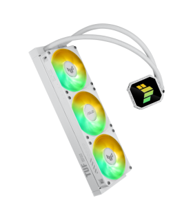 ASUS TUF Gaming LC III 360 ARGB White Edition Carcasa del ordenador Sistema de refrigeración líquida todo en uno 12 cm Blanco