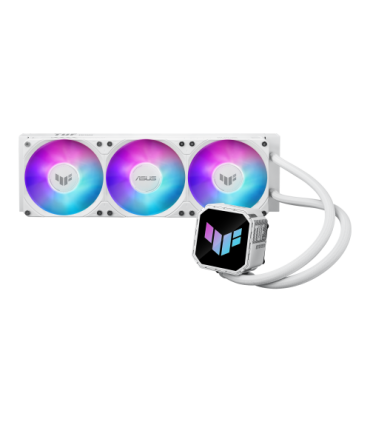 ASUS TUF Gaming LC III 360 ARGB White Edition Carcasa del ordenador Sistema de refrigeración líquida todo en uno 12 cm Blanco