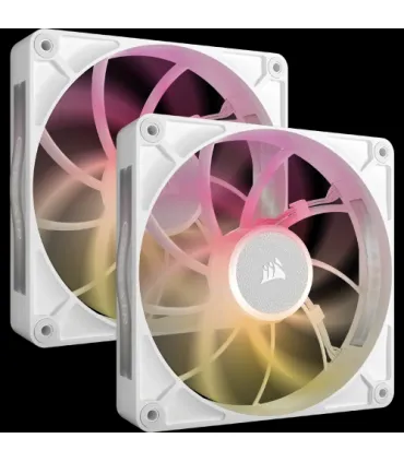 Corsair iCUE LINK RX140 MAX RGB Carcasa del ordenador Ventilador 14 cm Blanco 2 pieza(s