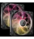 Corsair iCUE LINK RX140 MAX RGB Carcasa del ordenador Ventilador 14 cm Negro 2 pieza(s