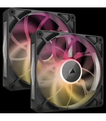 Corsair iCUE LINK RX140 MAX RGB Carcasa del ordenador Ventilador 14 cm Negro 2 pieza(s