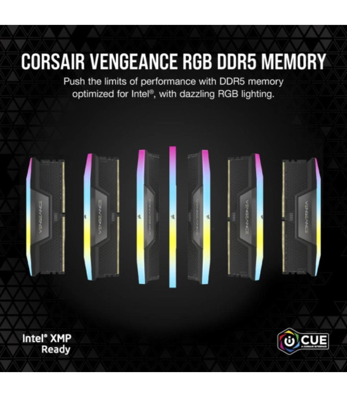 Corsair Vengeance RGB CMH48GX5M2B7200C36 módulo de memoria 48 GB 2 x 24 GB DDR5 7200 MHz