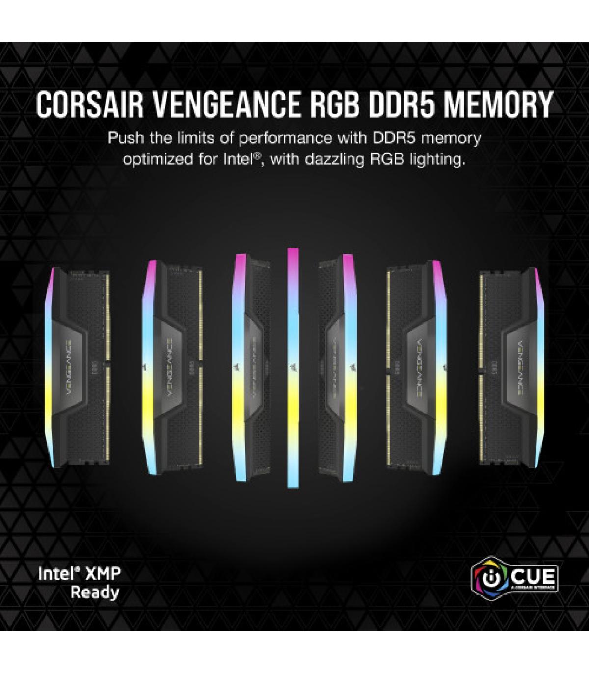 Corsair Vengeance RGB CMH48GX5M2B6000C30 módulo de memoria 48 GB 2 x 24 GB DDR5 6000 MHz