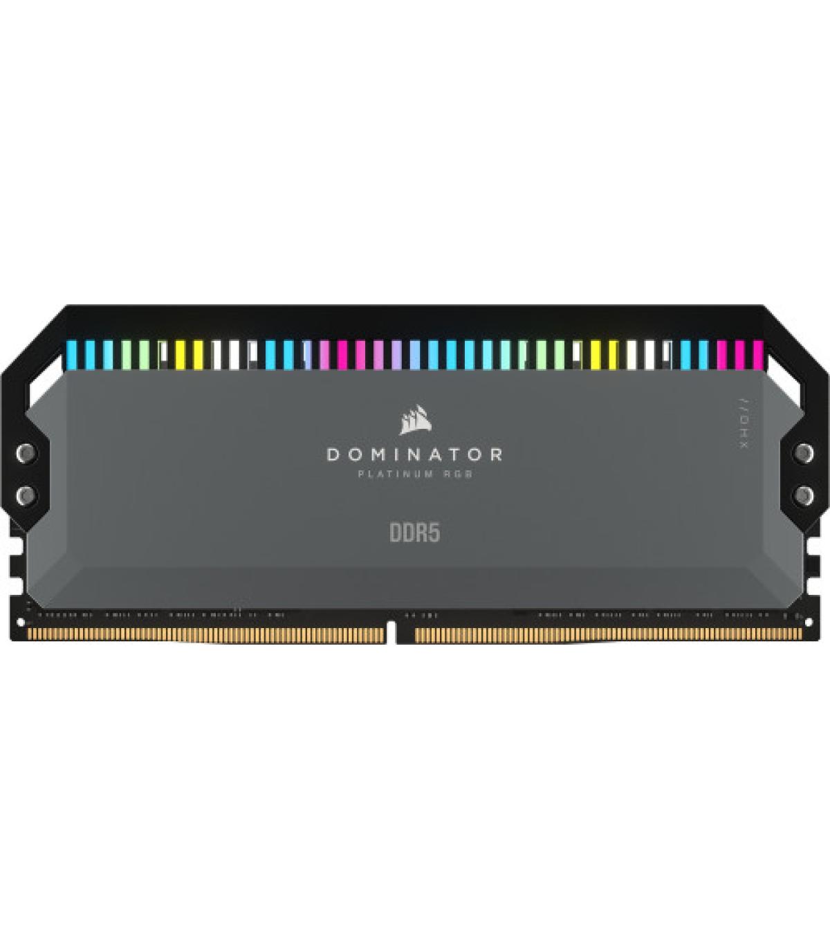 MEMORIA CORSAIR DDR5 64GB 2X32GB PC5600 DOMINATOR PLATINUM RGB CMT64GX5M2B5600Z40K