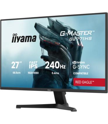 MONITOR IIYAMA 27 PULGADAS RESOLUCIÓN FULL HD (1920X1080), PANEL FAST IPS, 0,2 MS (MPRT), 240 HZ, BRILLO 300, CONTRASTE 1000:1..