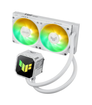 ASUS TUF GAMING LC III 240 ARGB WHT Procesador Sistema de refrigeración líquida todo en uno 12 cm Blanco