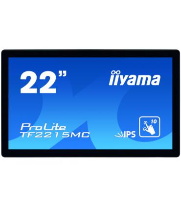 iiyama ProLite TF2215MC-B2 monitor pantalla táctil 54,6 cm (21.5") 1920 x 1080 Pixeles Negro Multi-touch Multi-usuario