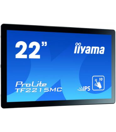 iiyama ProLite TF2215MC-B2 monitor pantalla táctil 54,6 cm (21.5") 1920 x 1080 Pixeles Negro Multi-touch Multi-usuario