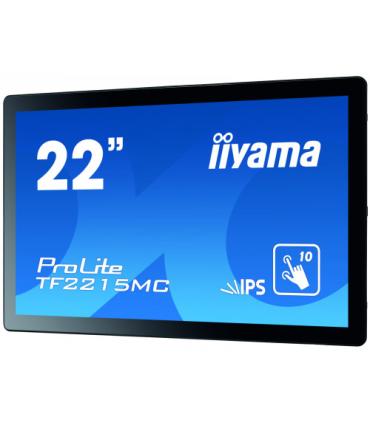 iiyama ProLite TF2215MC-B2 monitor pantalla táctil 54,6 cm (21.5") 1920 x 1080 Pixeles Negro Multi-touch Multi-usuario