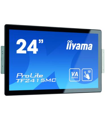 iiyama ProLite TF2415MC-B2 pantalla para PC 60,5 cm (23.8") 1920 x 1080 Pixeles Full HD VA Pantalla táctil Multi-usuario Negro