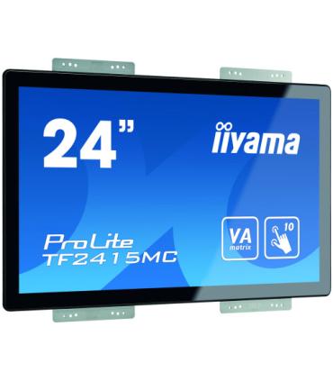 iiyama ProLite TF2415MC-B2 pantalla para PC 60,5 cm (23.8") 1920 x 1080 Pixeles Full HD VA Pantalla táctil Multi-usuario Negro