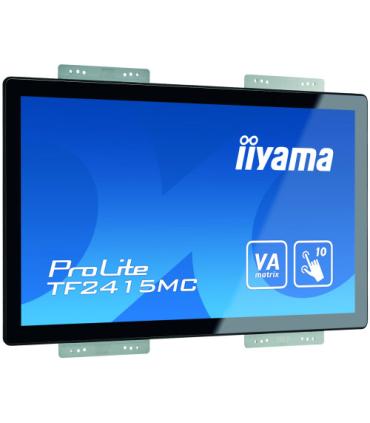 iiyama ProLite TF2415MC-B2 pantalla para PC 60,5 cm (23.8") 1920 x 1080 Pixeles Full HD VA Pantalla táctil Multi-usuario Negro