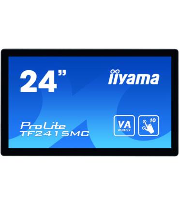 iiyama ProLite TF2415MC-B2 pantalla para PC 60,5 cm (23.8") 1920 x 1080 Pixeles Full HD VA Pantalla táctil Multi-usuario Negro