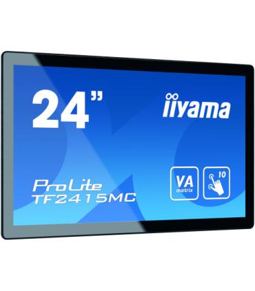iiyama ProLite TF2415MC-B2 pantalla para PC 60,5 cm (23.8") 1920 x 1080 Pixeles Full HD VA Pantalla táctil Multi-usuario Negro