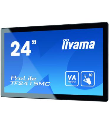 iiyama ProLite TF2415MC-B2 pantalla para PC 60,5 cm (23.8") 1920 x 1080 Pixeles Full HD VA Pantalla táctil Multi-usuario Negro