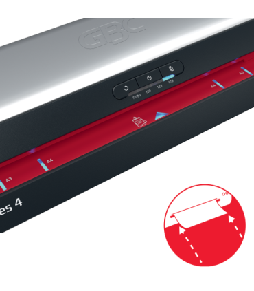 PLASTIFICADORA MODELO 480HS DIN A3 COLOR PLATA GBC 4410072EU