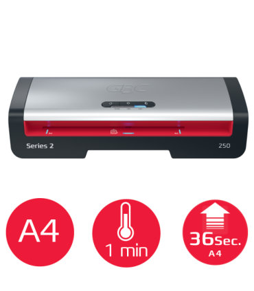 PLASTIFICADORA MODELO 250 DIN A4 COLOR PLATA GBC 4410070EU