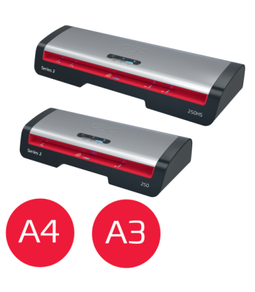 PLASTIFICADORA MODELO 250 DIN A4 COLOR PLATA GBC 4410070EU