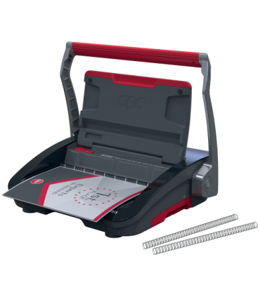 ENCUADERNADORA WIRE WB15 COLOR NEGRO / PLATEADO GBC 4410065