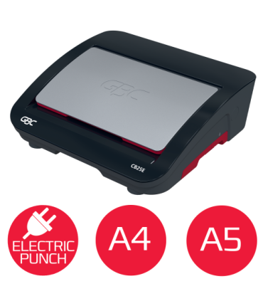 ENCUADERNADORA CANUTILLO CB25 E COLOR NEGRO / PLATEADO GBC 4410064