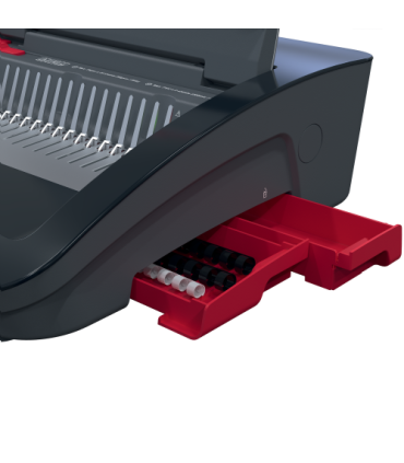 ENCUADERNADORA CANUTILLO CB25 E COLOR NEGRO / PLATEADO GBC 4410064