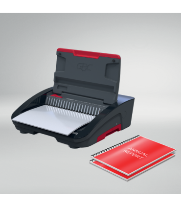 ENCUADERNADORA CANUTILLO CB25 E COLOR NEGRO / PLATEADO GBC 4410064