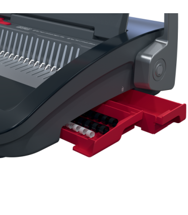 ENCUADERNADORA CANUTILLO CB25 COLOR NEGRO / PLATEADO GBC 4410063