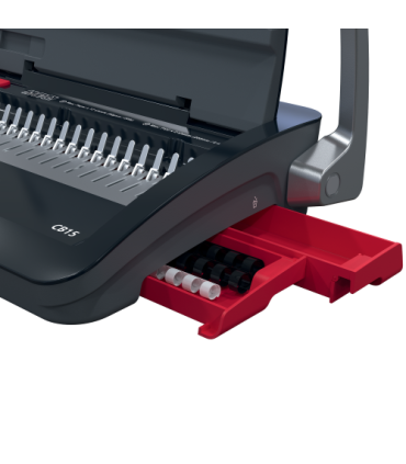 ENCUADERNADORA CANUTILLO CB15 COLOR NEGRO / PLATEADO GBC 4410061