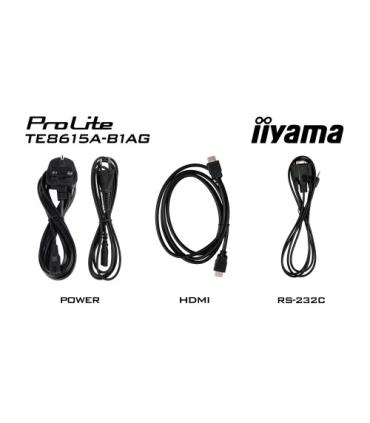 IIYAMA MONITOR INTERACTIVO 86" EDLA,ANDROID 14, 16/128GB UHD IPS, MM 2X 20W + 20W SUBWR, 2X HDMI, DP , 1X USB-C, 550CD/M, HORIZ.