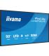 MONITOR TACTIL IIYAMA 50" 3840X2160, UHD VA, 500CD/M2, HORIZ VERT,FAILOVER,MM 2X 10W, HDMI 3X, DP, DP-OUT, USB 2.0 X2, WIFI, LAN