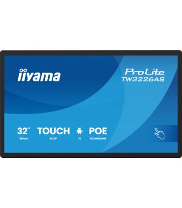 IIYAMA 32" PANEL-PC ANDROID 14+GMS, SOC OCTO-CORE RK3576 4GB, 32GB, 10-POINTS TOUCH, 1920X1080, VA PANEL, SPEAKERS, MIC, POE, WI