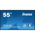 MONITOR IIYAMA 55" UHD, 500CD/M2, LANDSCAPE PORTRAIT, MM 2X 10W, 3X HDMI, USB 2.0 X2, WIFI, LAN, MEDIA PLAY USB, CONTROL LAN ..