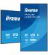 MONITOR IIYAMA 65" (LH6575UHS-B1AG)3840X2160, UHD IPS PANEL, OPERACION 24/7 500CD/M, LANDSCAPE PORTRAIT, SIGNAL FAILOVER, SPEAKE