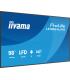 IIYAMA MONITOR 98" 3840x2160, UHD VA DLED 500cd/m, HORIZ Y VERT, MM 2x 10W, 2x HDMIx 1x USB-C, USB 2.0 x2, WiFi, LAN, Media Play